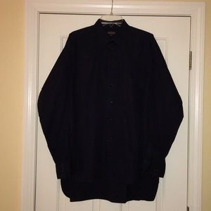 Men’s Coach navy button down shirt